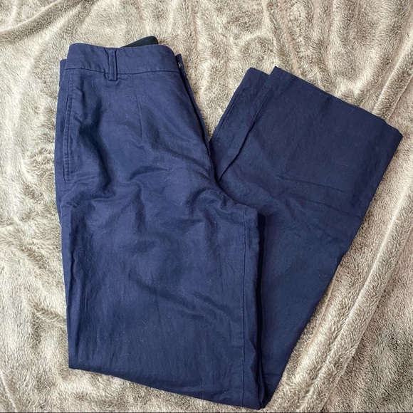 J.Crew High Rise Linen Trousers - Picture 7 of 7